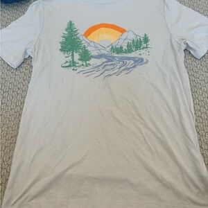 Boy’s White Graphic T-Shirt